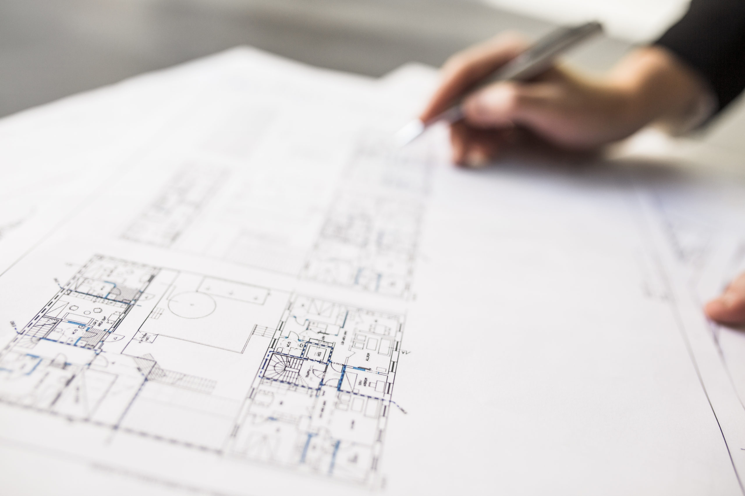 Plan construction architecte
